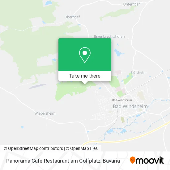 Карта Panorama Café-Restaurant am Golfplatz