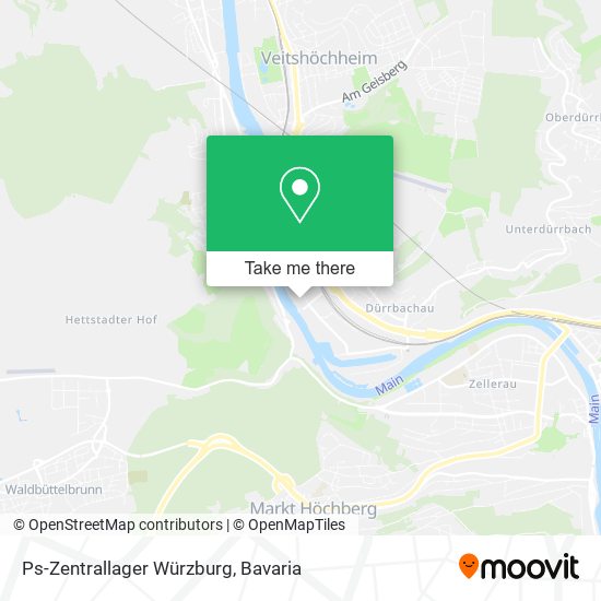 Ps-Zentrallager Würzburg map