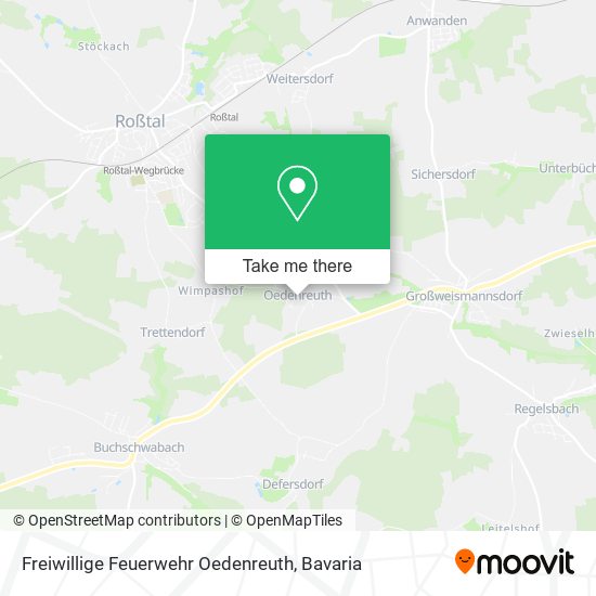 Freiwillige Feuerwehr Oedenreuth map