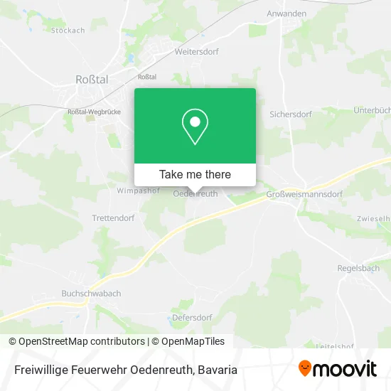 Карта Freiwillige Feuerwehr Oedenreuth