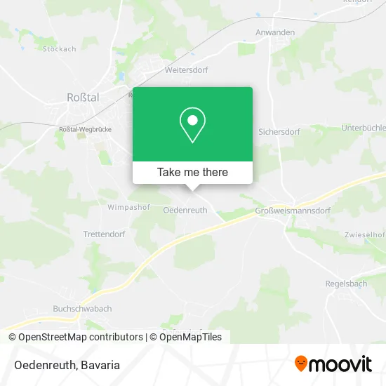 Карта Oedenreuth