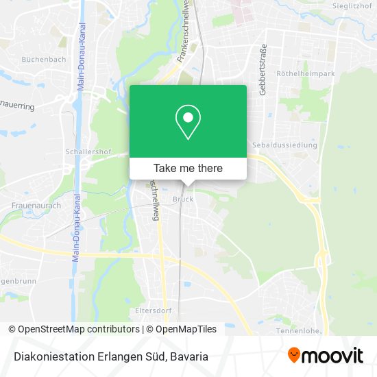 Diakoniestation Erlangen Süd map
