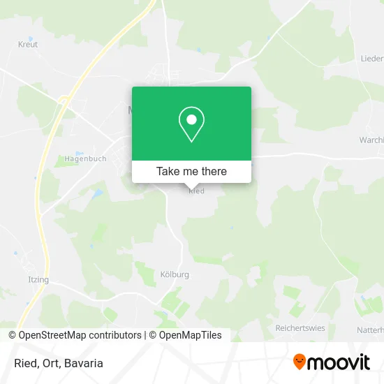 Карта Ried, Ort