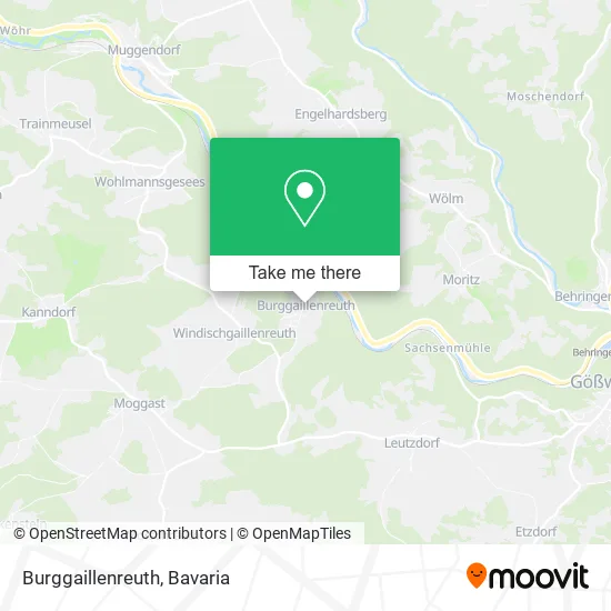 Карта Burggaillenreuth