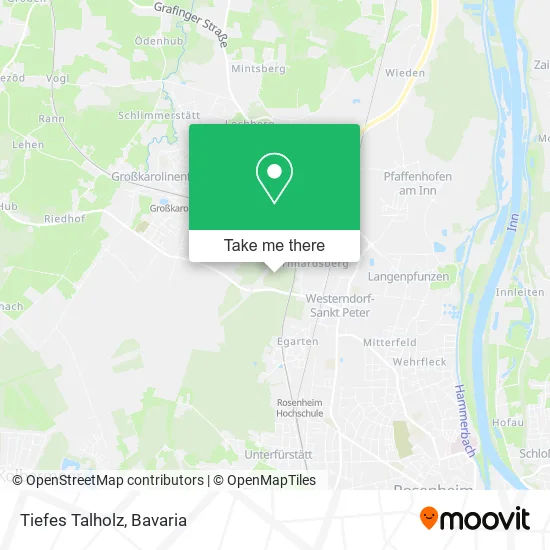 Карта Tiefes Talholz