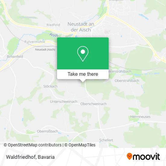 Карта Waldfriedhof