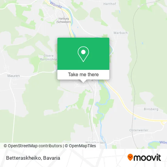 Карта Betteraskheiko