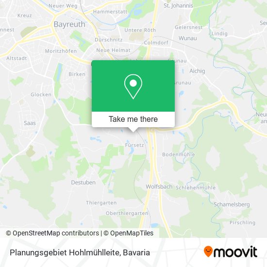 Planungsgebiet Hohlmühlleite map