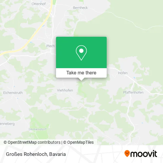 Карта Großes Rohenloch