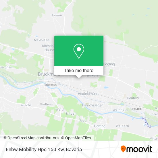 Enbw Mobility Hpc 150 Kw map