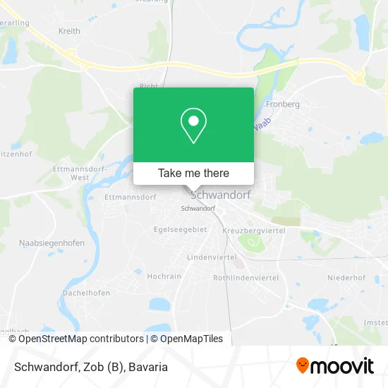 Карта Schwandorf, Zob (B)