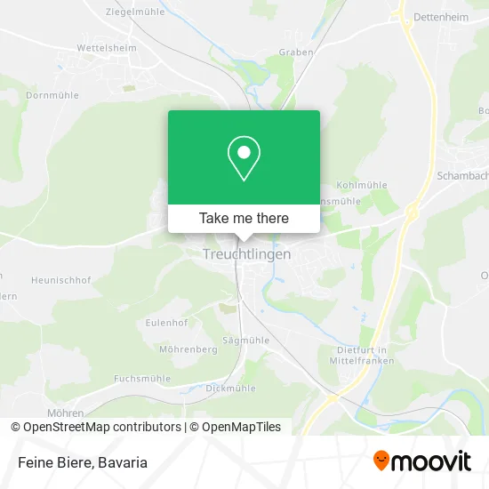 Карта Feine Biere