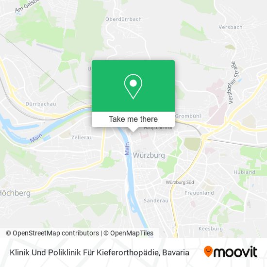 Klinik Und Poliklinik Für Kieferorthopädie map
