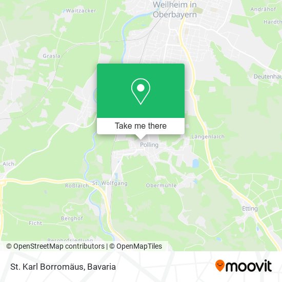 St. Karl Borromäus map