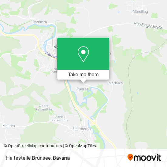 Haltestelle Brünsee map