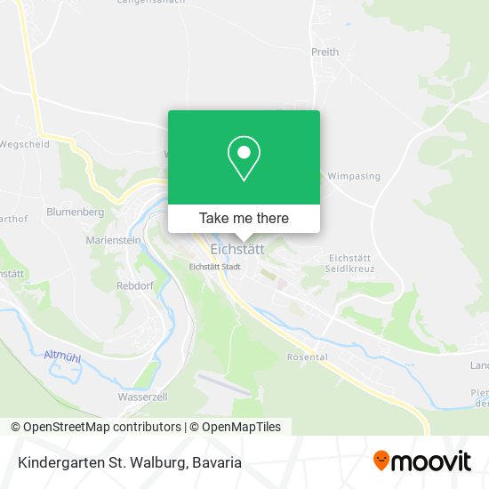 Kindergarten St. Walburg map