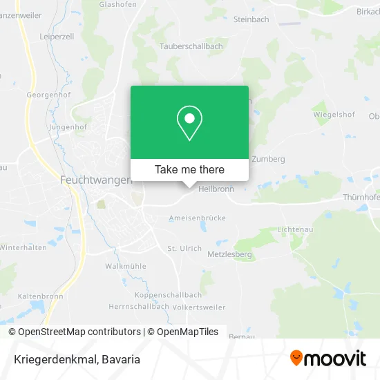 Карта Kriegerdenkmal