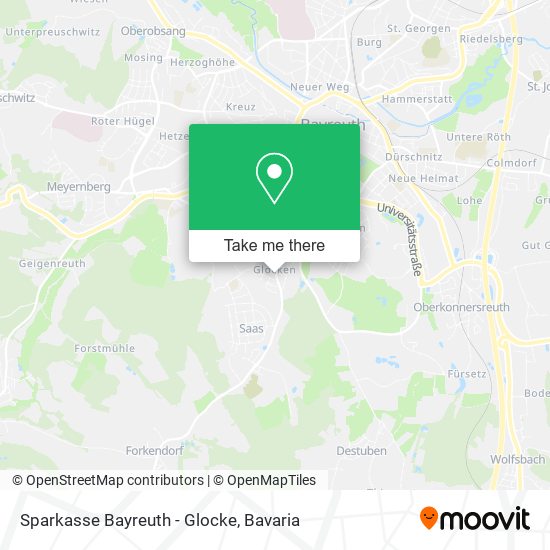 Sparkasse Bayreuth - Glocke map