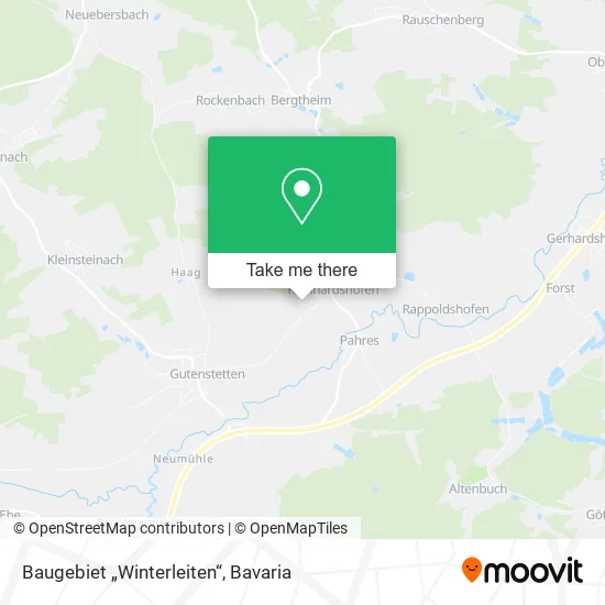 Карта Baugebiet „Winterleiten“