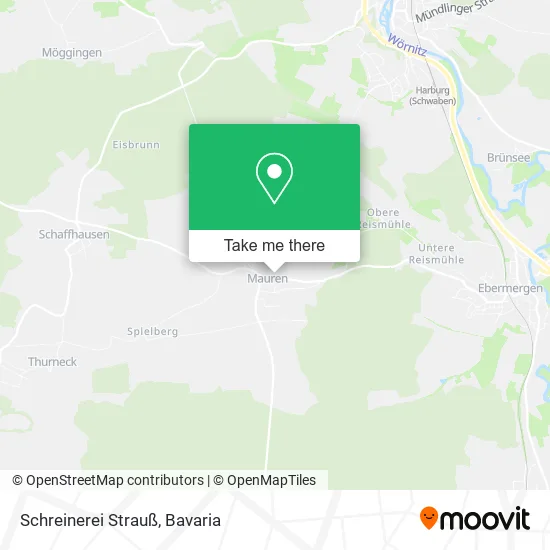 Карта Schreinerei Strauß