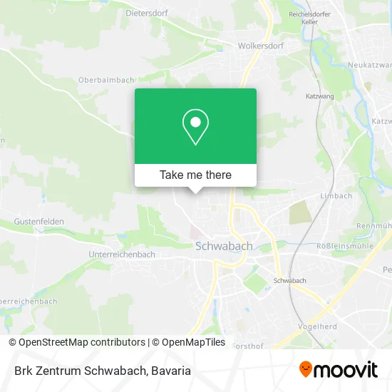Карта Brk Zentrum Schwabach