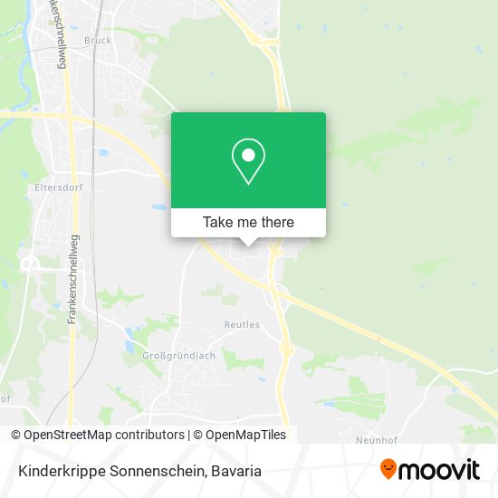 Kinderkrippe Sonnenschein map
