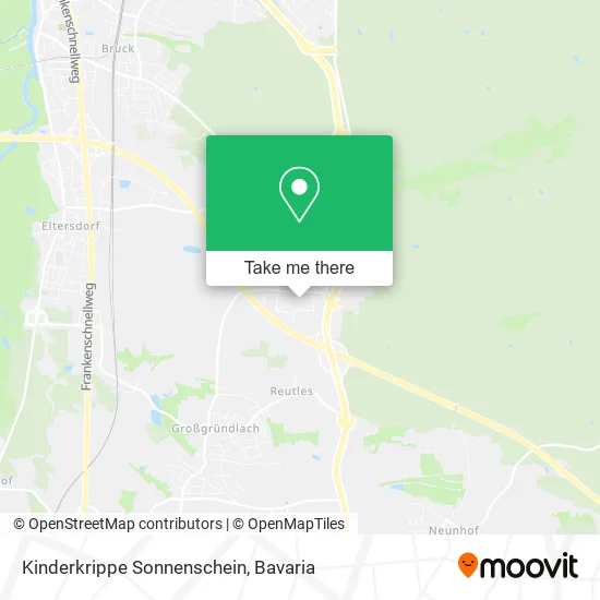 Карта Kinderkrippe Sonnenschein