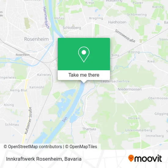 Innkraftwerk Rosenheim map