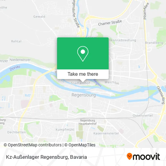 Карта Kz-Außenlager Regensburg