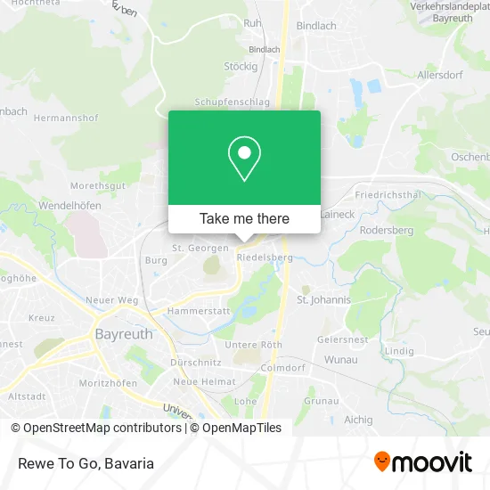 Карта Rewe To Go