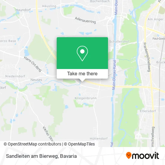 Карта Sandleiten am Bierweg