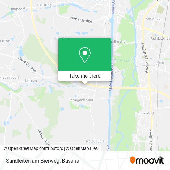 Карта Sandleiten am Bierweg