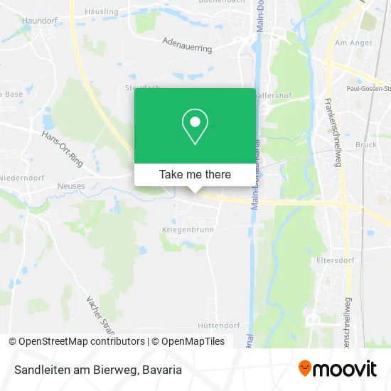 Карта Sandleiten am Bierweg