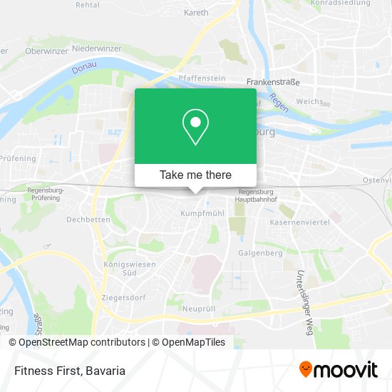 Fitness First map