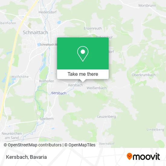 Карта Kersbach