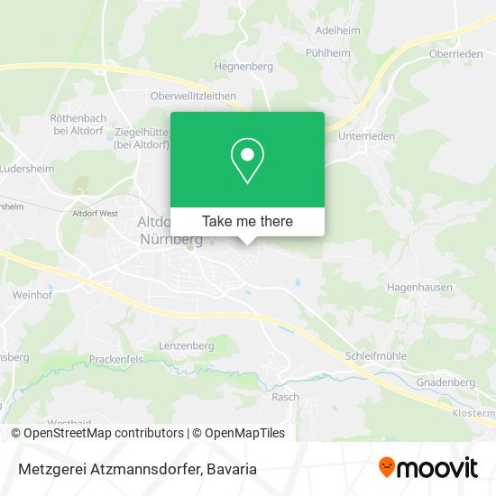 Metzgerei Atzmannsdorfer map