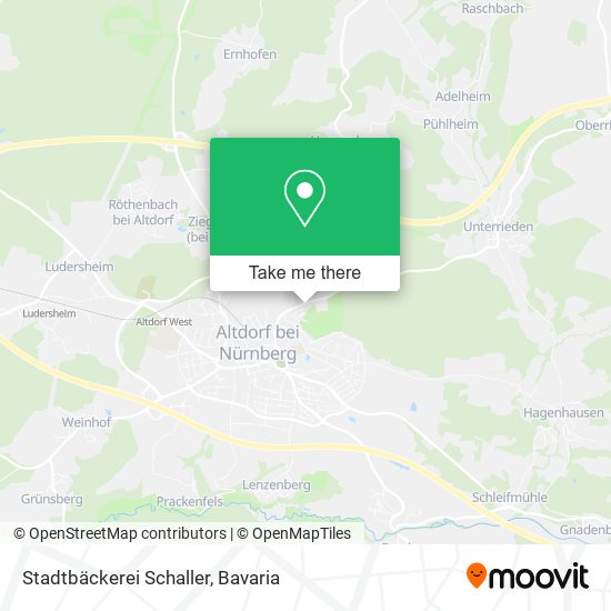 Stadtbäckerei Schaller map