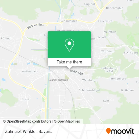 Карта Zahnarzt Winkler
