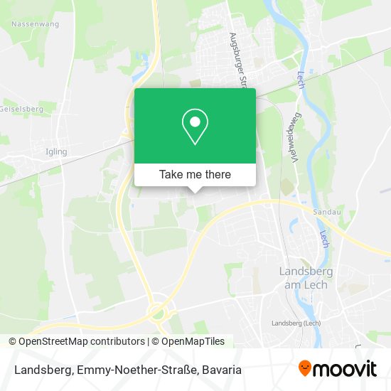 Landsberg, Emmy-Noether-Straße map