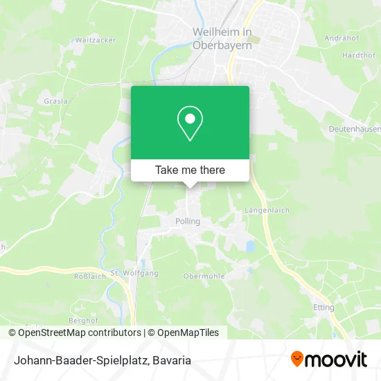 Карта Johann-Baader-Spielplatz