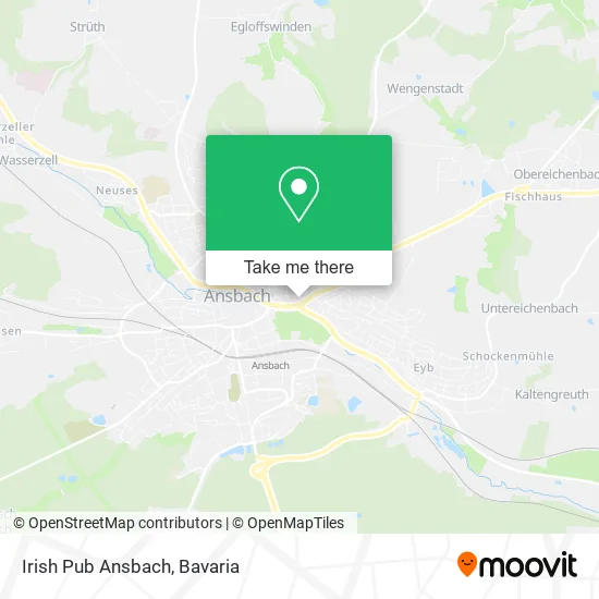Карта Irish Pub Ansbach