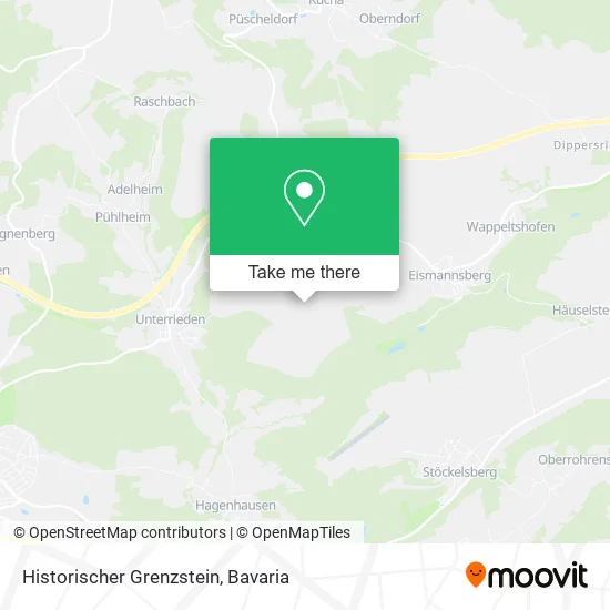 Карта Historischer Grenzstein