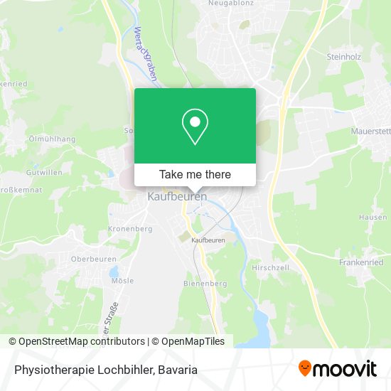 Physiotherapie Lochbihler map