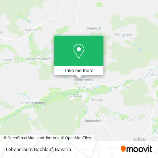 Карта Lebensraum Bachlauf