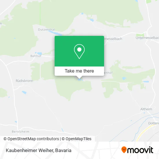 Карта Kaubenheimer Weiher