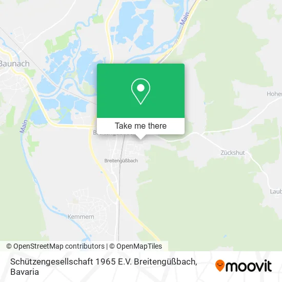 Карта Schützengesellschaft 1965 E.V. Breitengüßbach