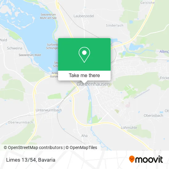 Карта Limes 13/54