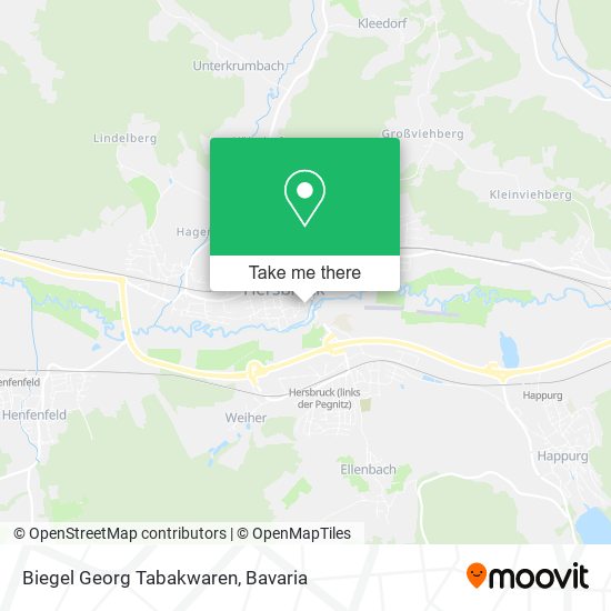 Biegel Georg Tabakwaren map