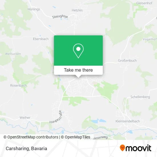 Карта Carsharing