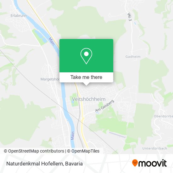 Naturdenkmal Hofellern map
